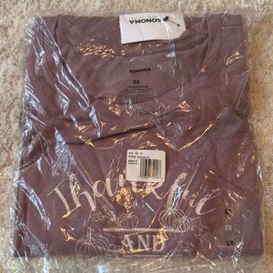 Sonoma Purple Women’s Thankful & Grateful Shirt